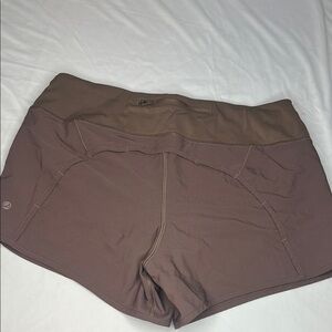 Women's Brown Athletic Shorts